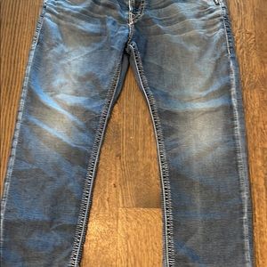 Silver mens jean 34x30
